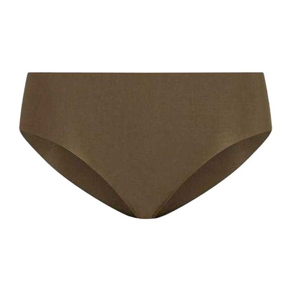 Commando Womens/Ladies Classic Plain Swim Briefs / Mocha